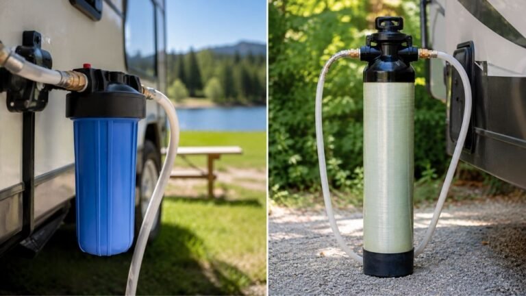 RV Water Filter vs Water Softener