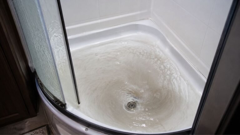 Why Does Gray Water Back Up Into My RV Shower