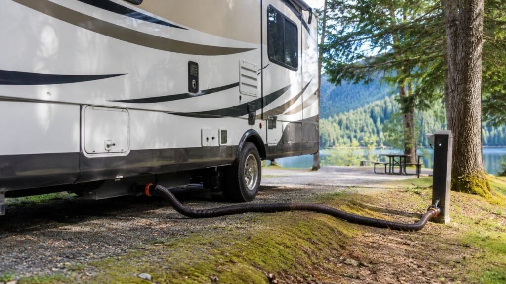 Why Does Wastewater Remain in My RV Sewer Hose
